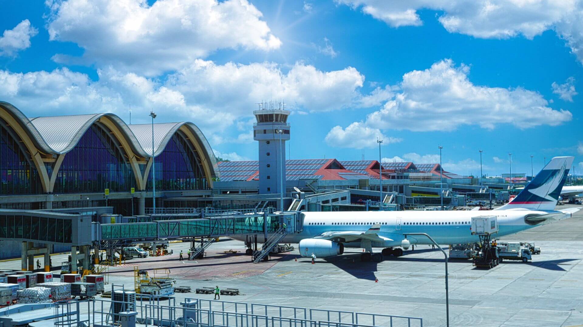 Cathay Pacific am Cebu Airport Mactan