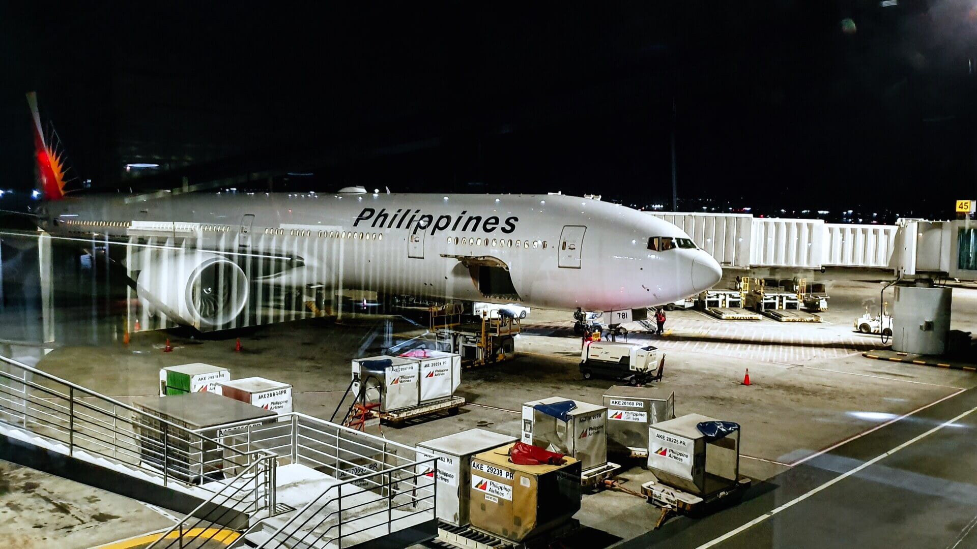 Philippine Airlines Boeing 777 am Flughafen Manila