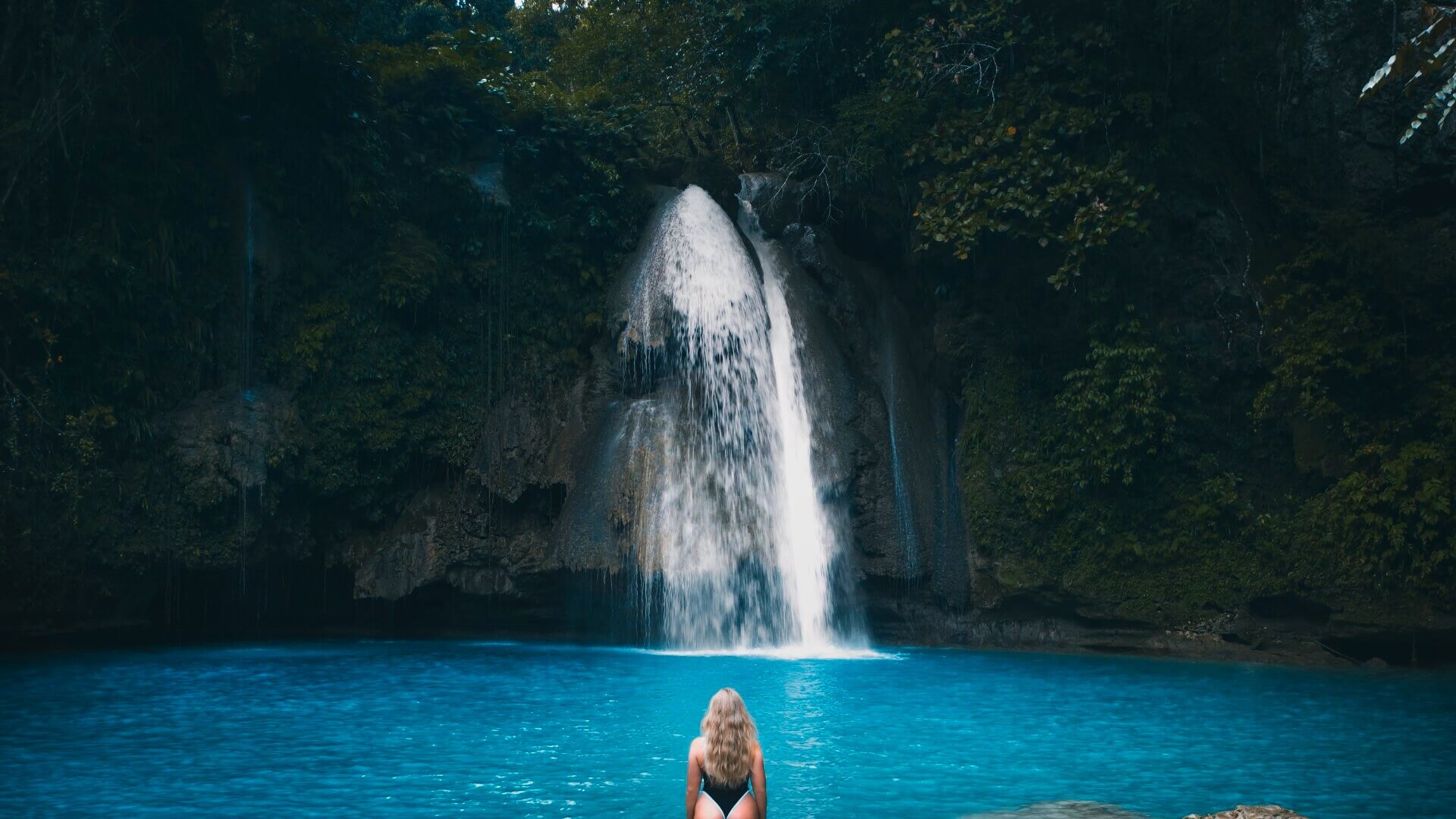Wasserfall auf Cebu Island