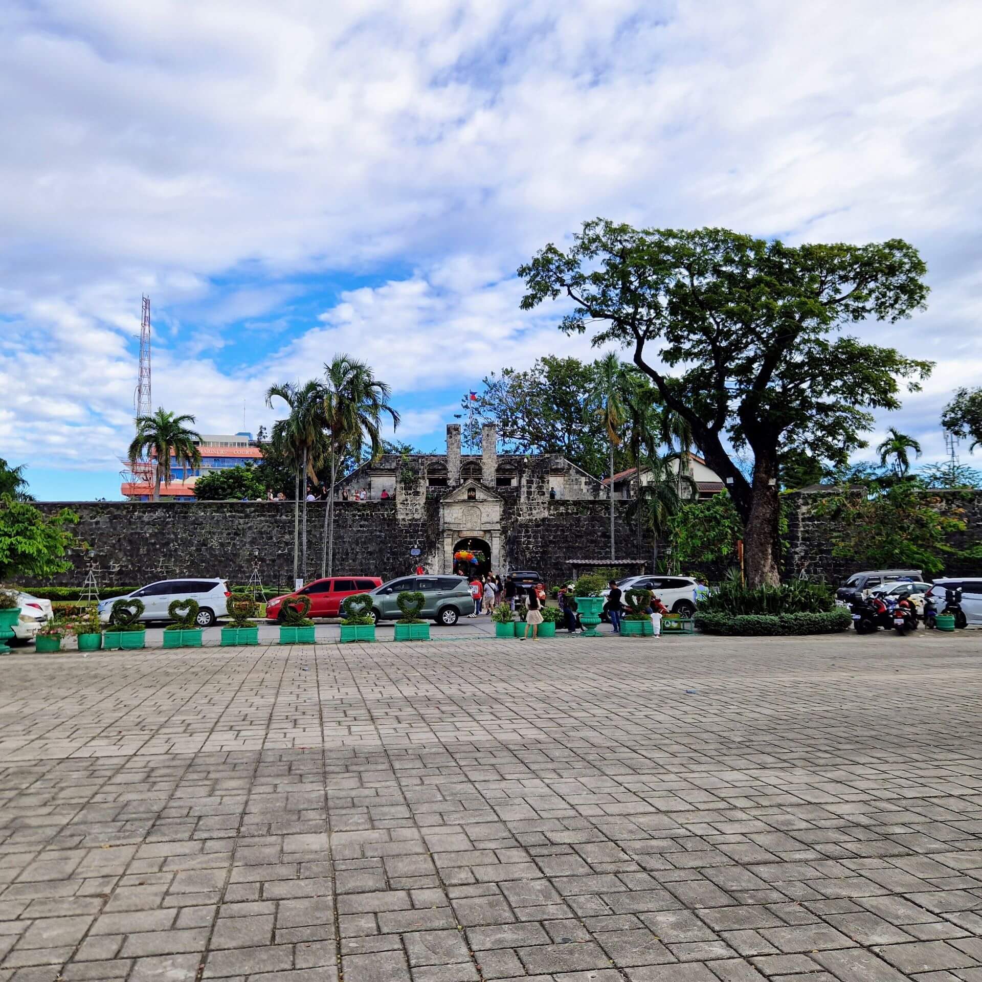 Blick auf das Fort San Pedro Cebu City