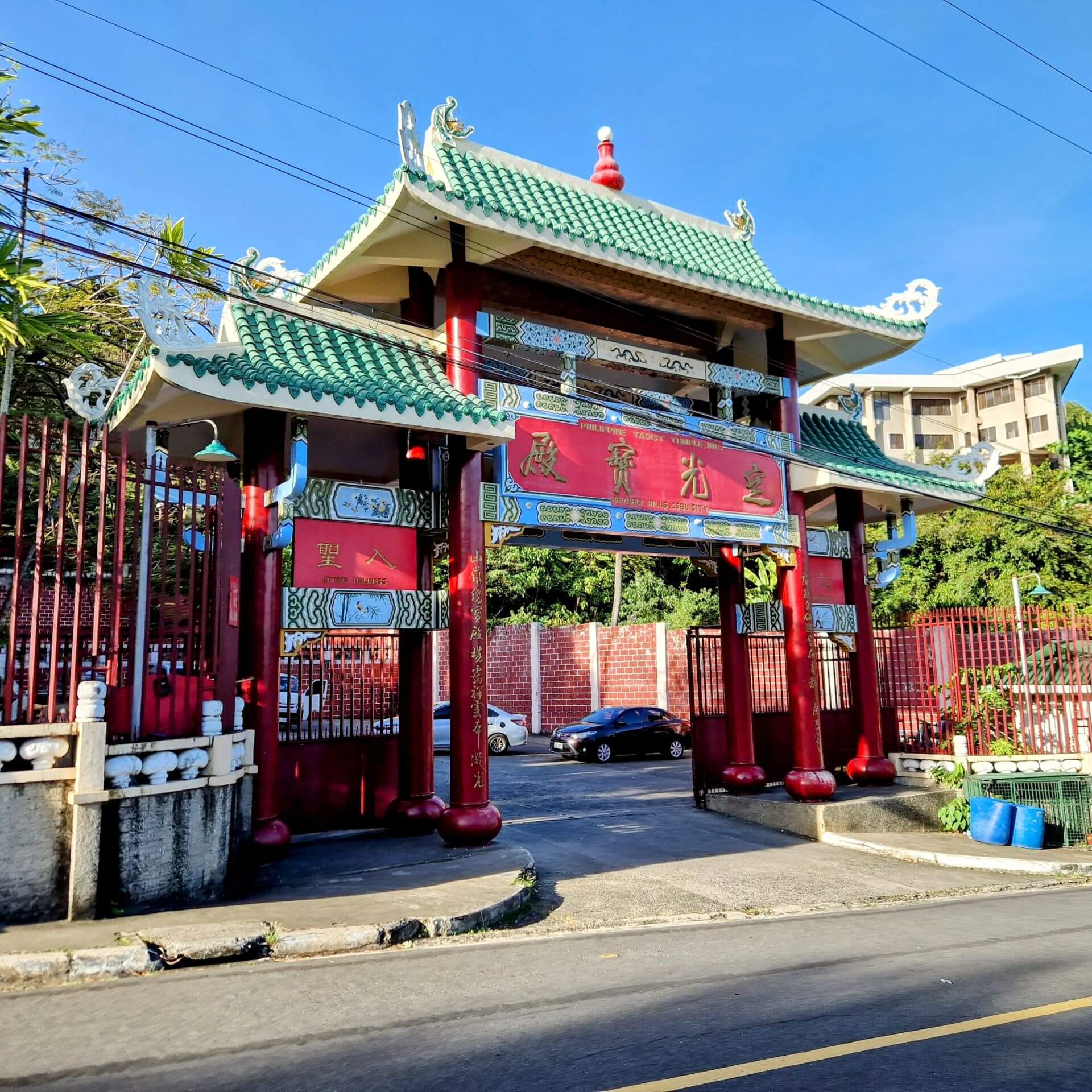 Parkplatz des Taoist Temple Cebu