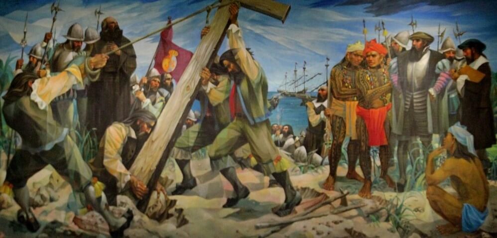 Gemälde vom Magellans Cross in Cebu