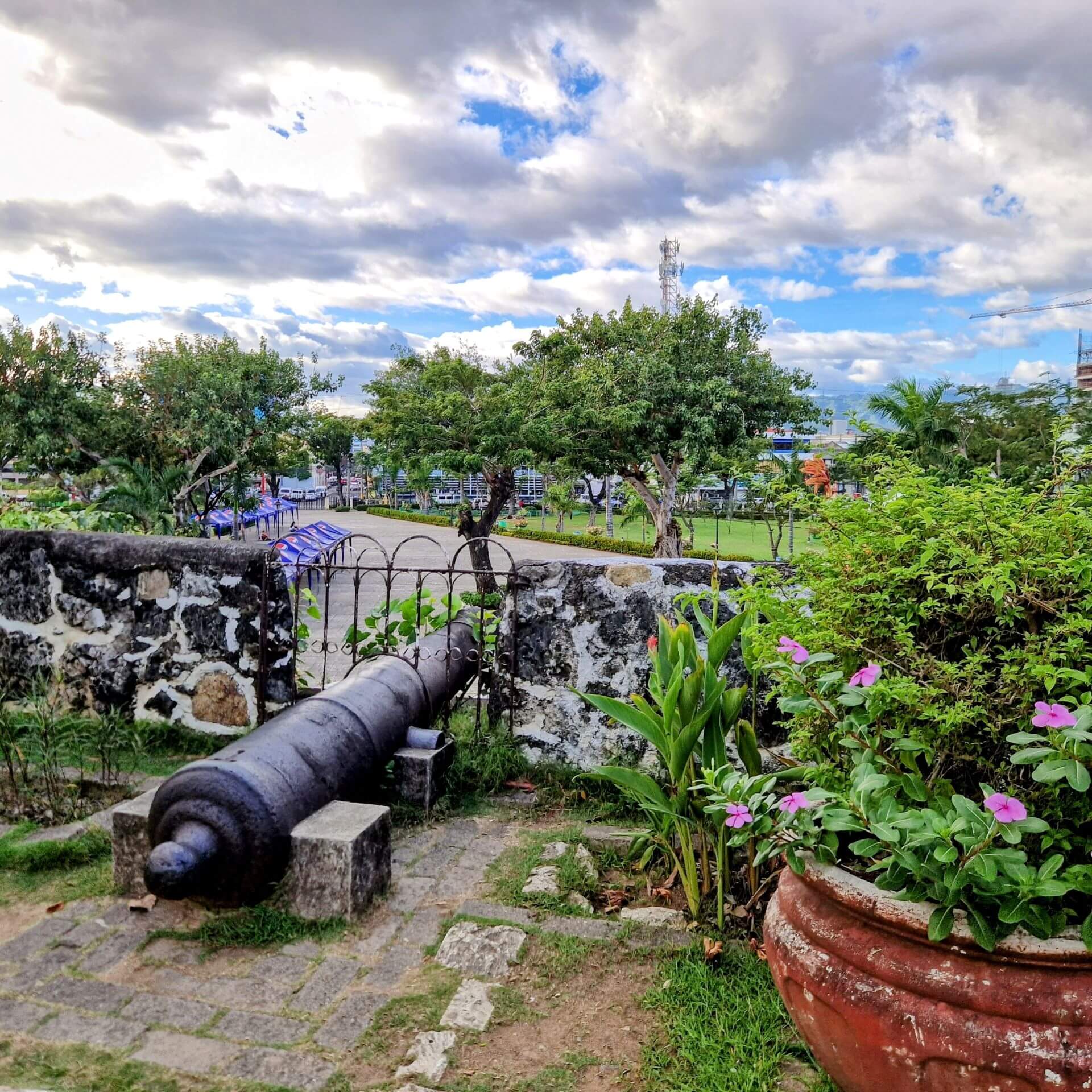 Kanone im Fort San Pedro Cebu City