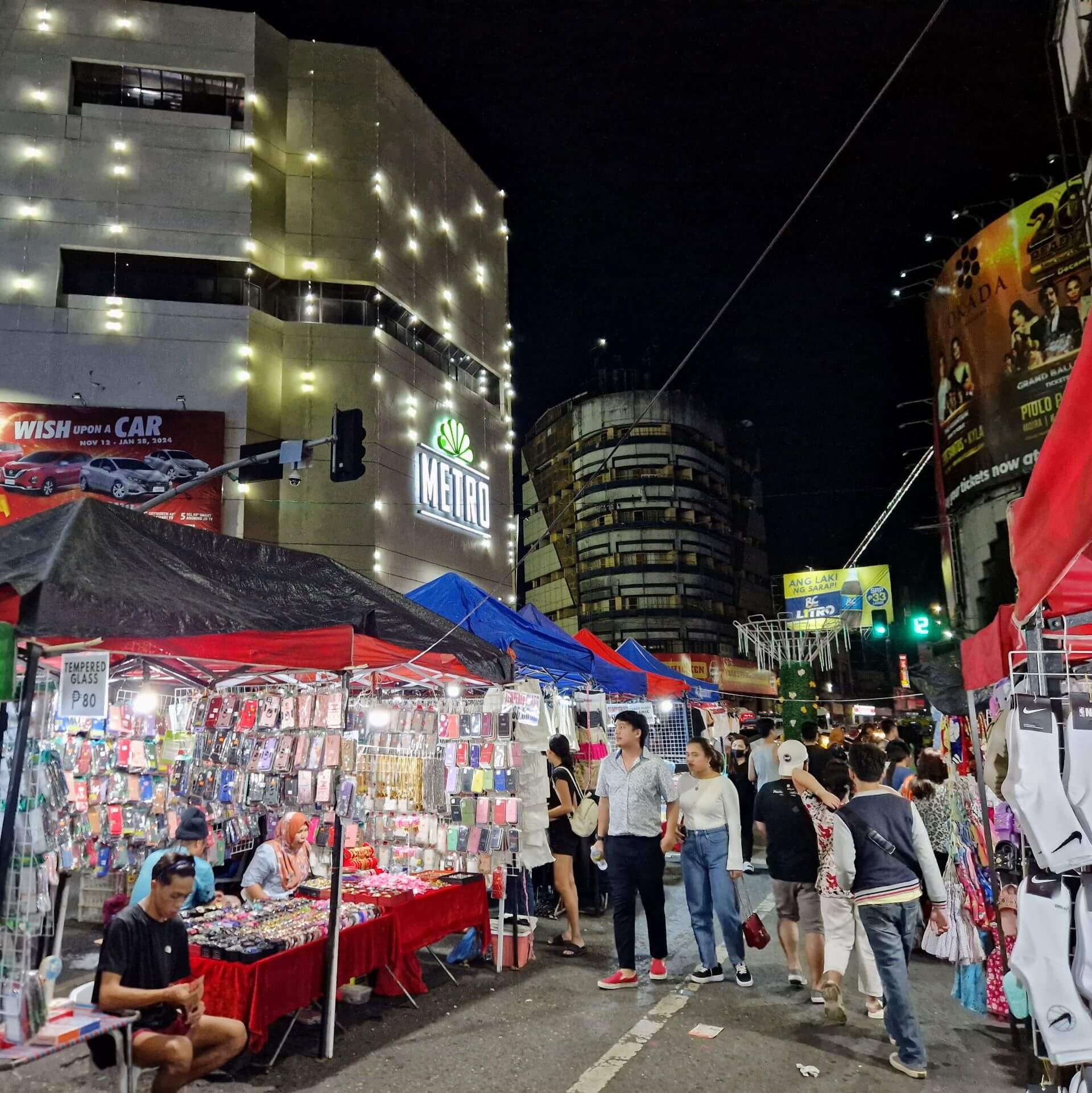 Stände Colon Night Market Cebu City