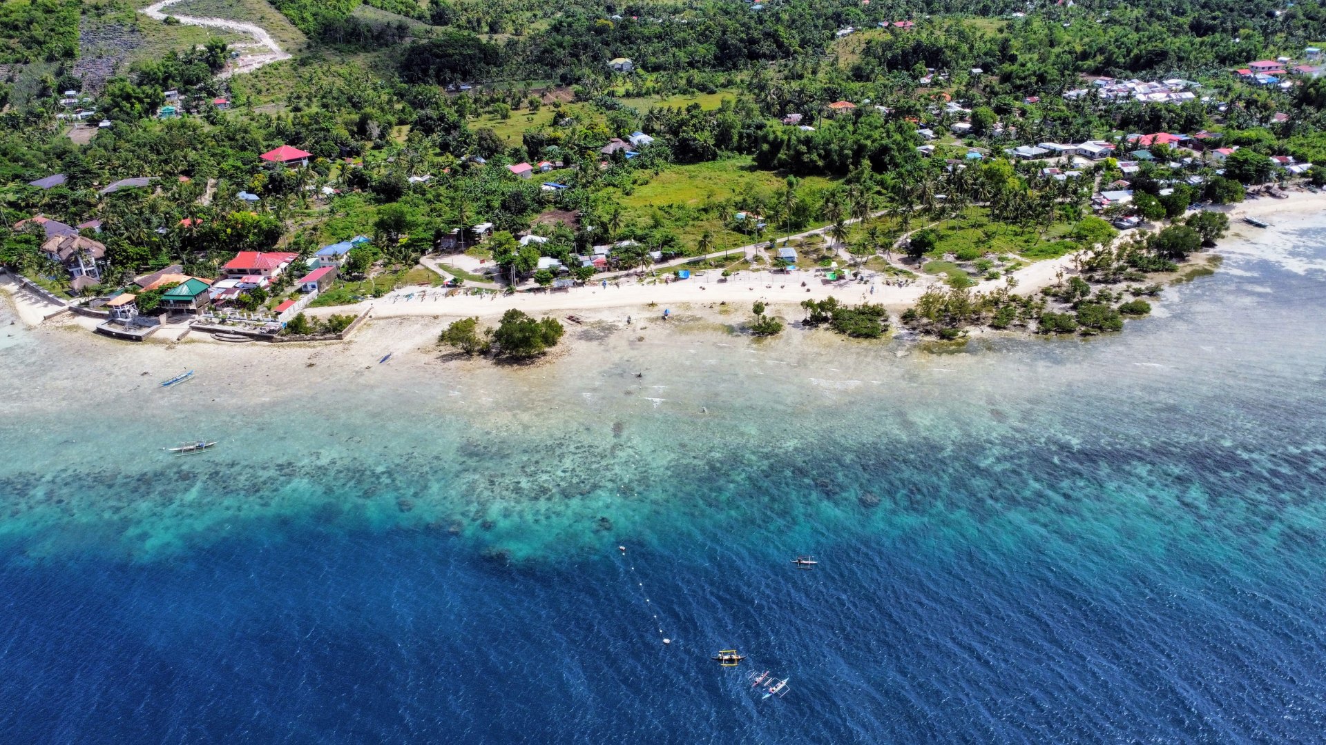 Kasadya Public Beach Drohne Fern Kasadya Public Beach Drohne Fern