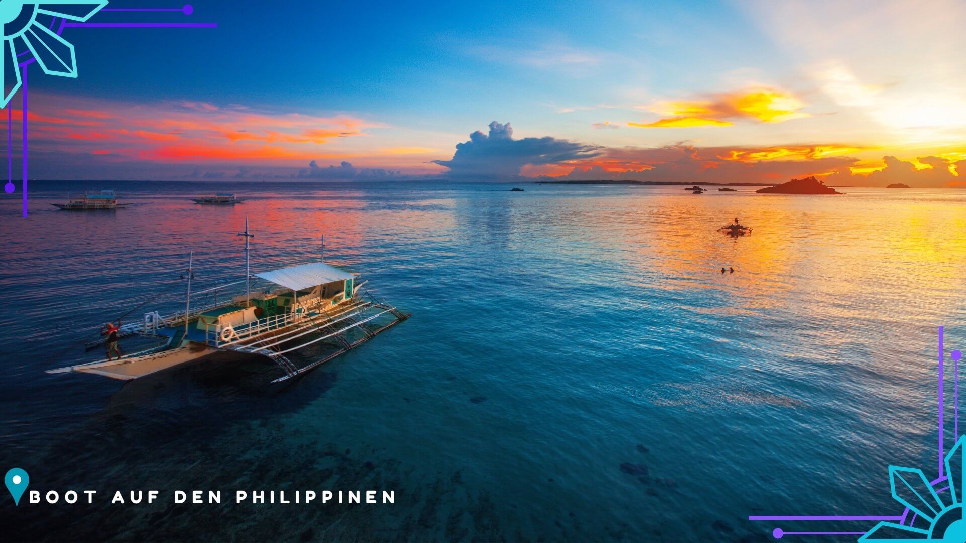 Sonnenuntergang Malapascua Island Cebu Sonnenuntergang Malapascua Island Cebu