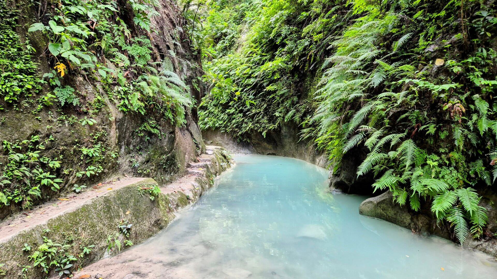 Weg zu Dao Falls Cebu