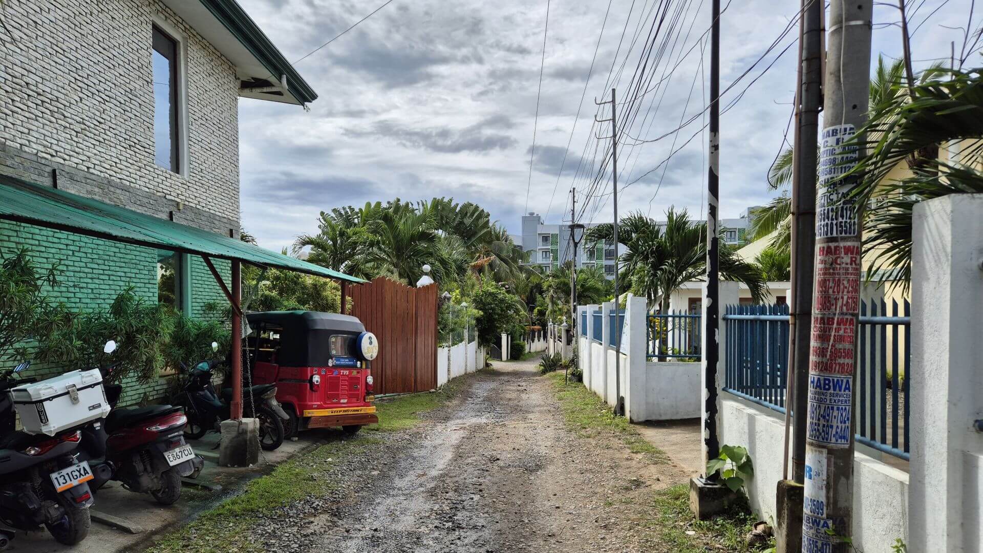 Strasse in Panglao Straße in Panglao
