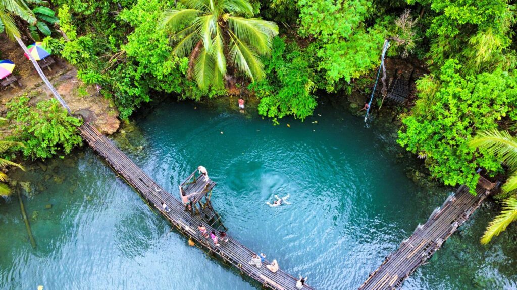 Siargao Lagoon Drohne