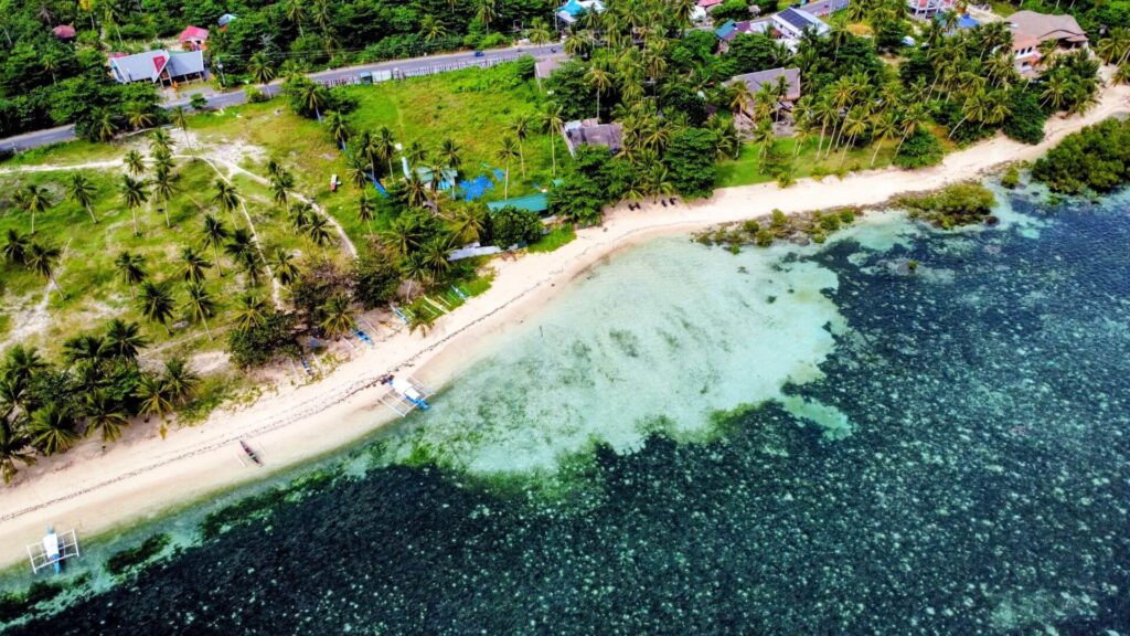 Strand Drohne Siargao General Luna